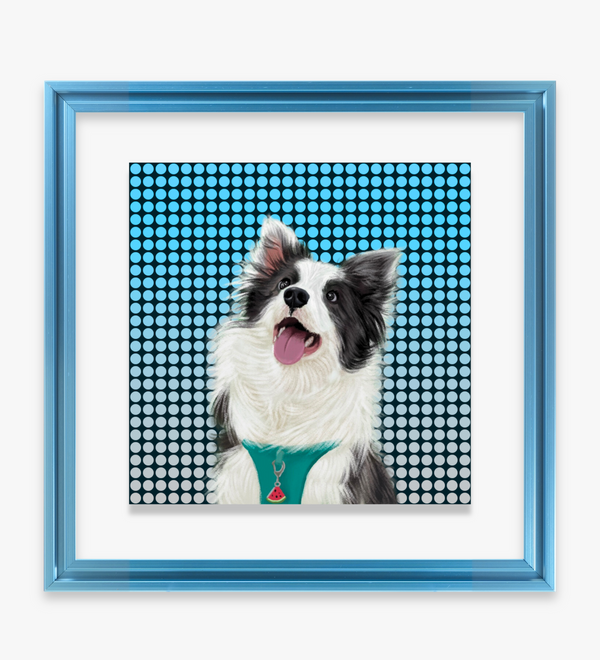 Custom Bluey Pet Portrait