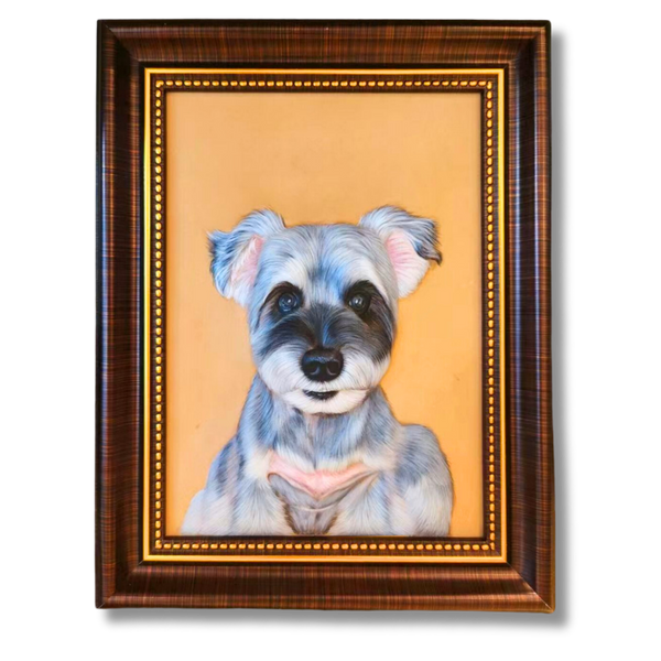 Custom Leather Pet Portrait