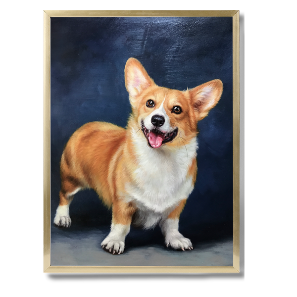 Custom Oil Pet Portrait