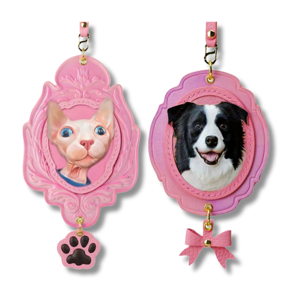 Custom Engraved Pet Keychain: Decorative